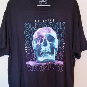 Outrank Mens T shirt Aint Going Back